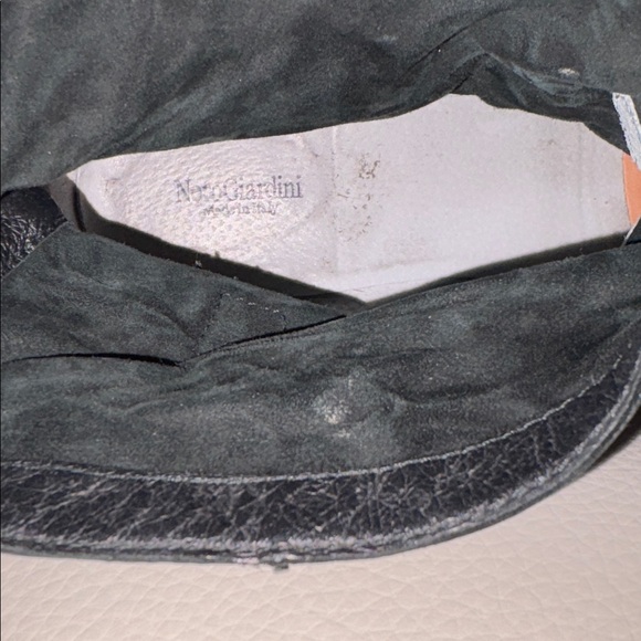 Nero Giardini Black Italian Leather Boots Sz 38/8 #motorbike #punk #grunge - Picture 5 of 16